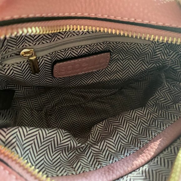 Isabelle Vegan Leather Canteen Purse Handbag, Blush, NWT - Picture 5 of 5